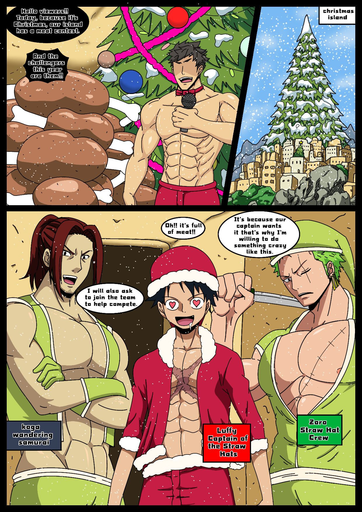 Battle Of Christmas One Piece 00